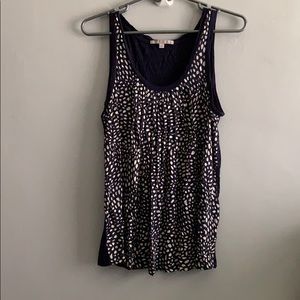 Blue sleeveless top